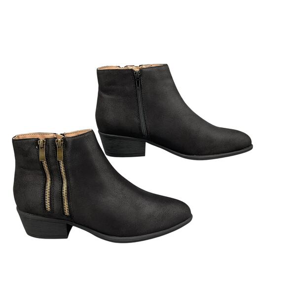 NEW Journee Collection Women’s Jayda Ankle Boots Black Size 10 - Picture 1 of 10